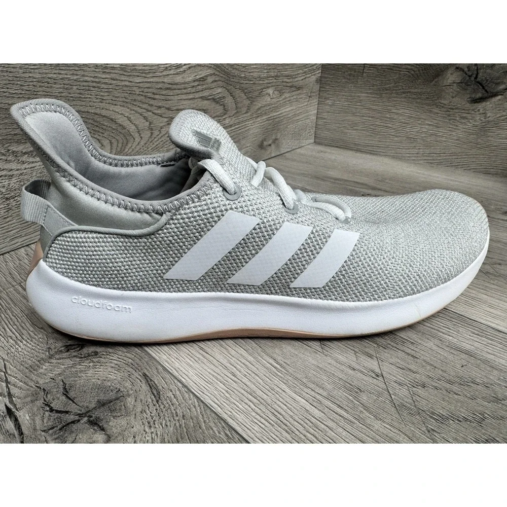 adidas Cloudfoam Pure SPW Women's Sneakers Gray White IG7379 Size 11 Shoes